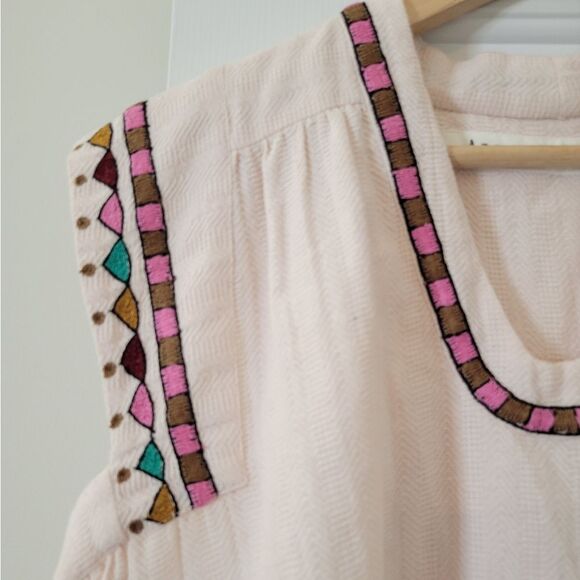 Alix of BohemiaNehru Embroidered Sleeveless Top XS - Picture 7 of 8